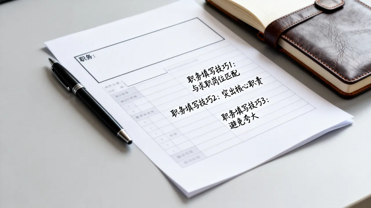 个人简历中职务怎么填，简历职务填写技巧有哪些？-图3