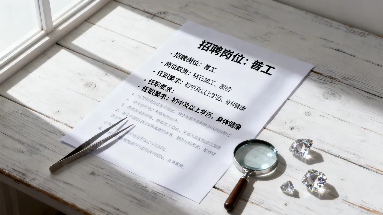 中南钻石厂招聘信息在哪看,最新普工岗位要求有哪些?