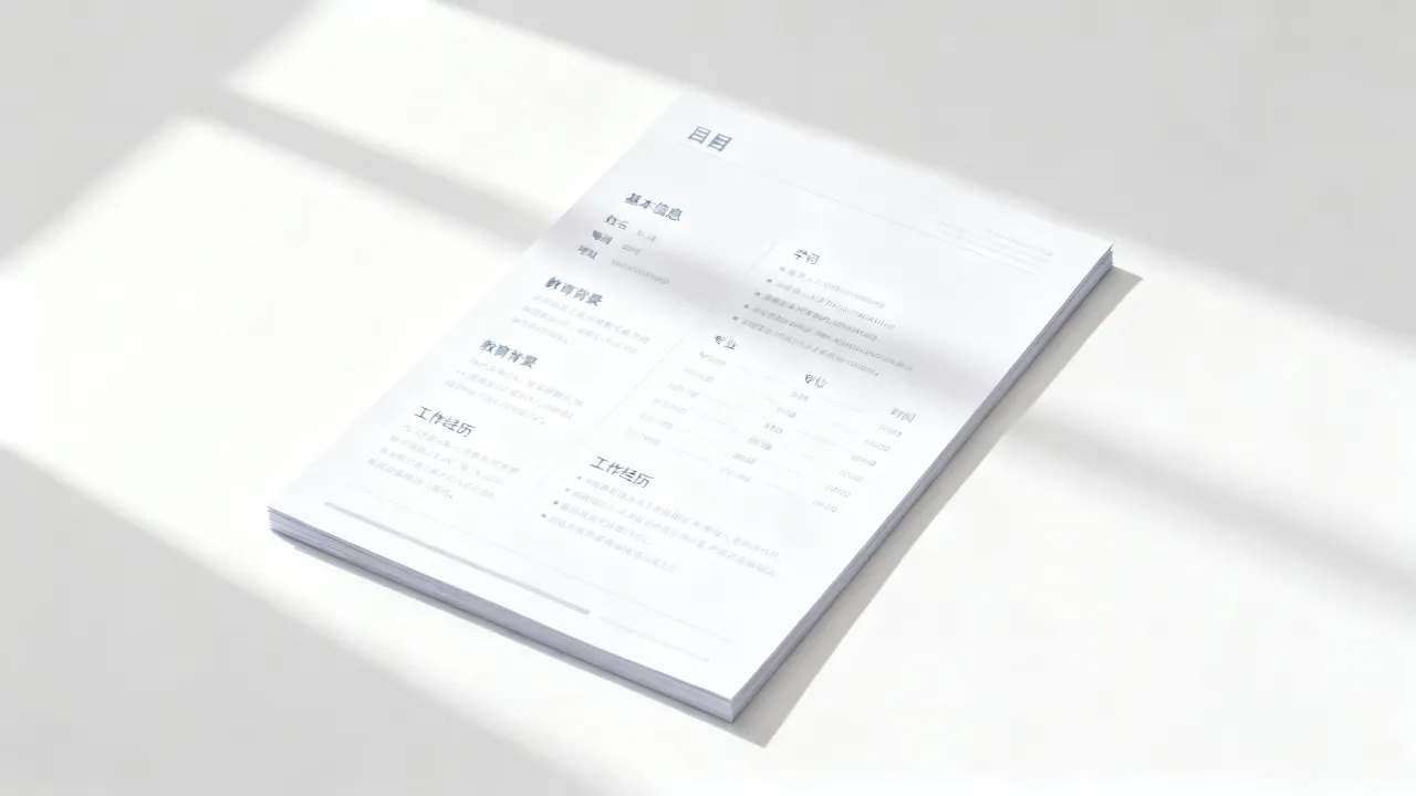 面试表个人简历怎么写?如何用简历模板提升通过率?