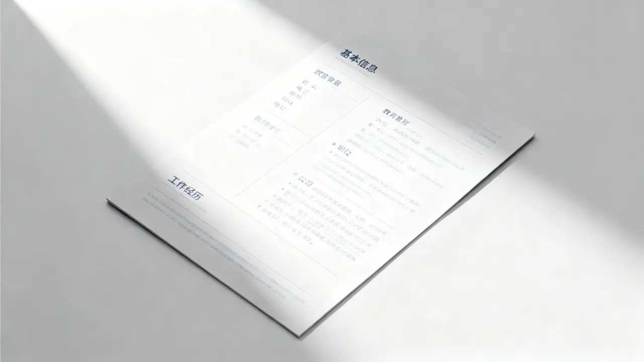 面试表个人简历怎么写？如何用简历模板提升通过率？-图3