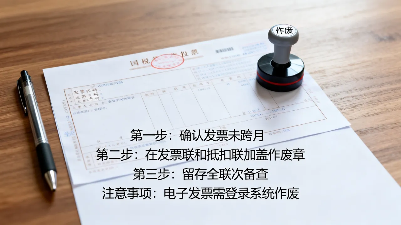 国税发票如何作废,国税发票作废流程及注意事项是什么?