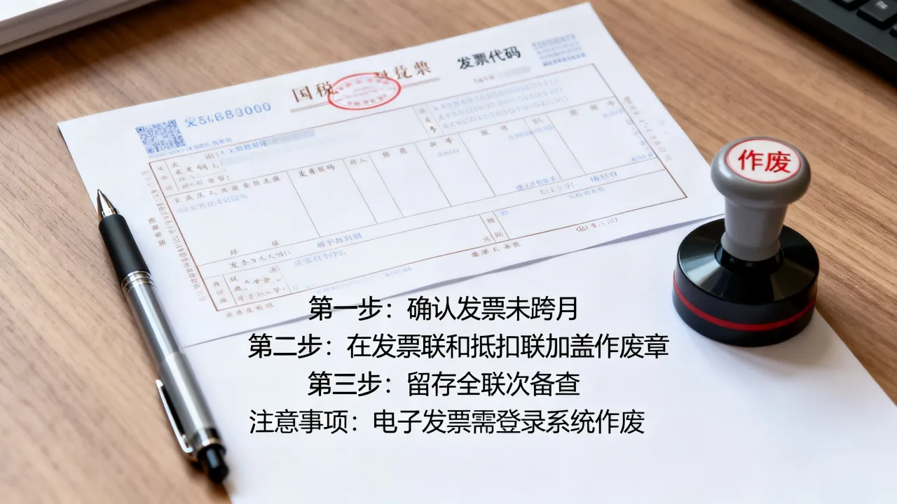 国税发票如何作废,国税发票作废流程及注意事项是什么?-图2 国税发票如何作废,国税发票作废流程及注意事项是什么?-图2
