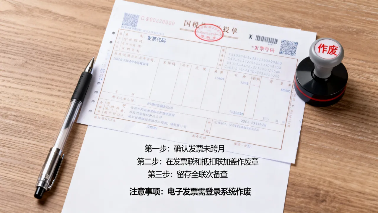 国税发票如何作废,国税发票作废流程及注意事项是什么?-图3 国税发票如何作废,国税发票作废流程及注意事项是什么?-图3