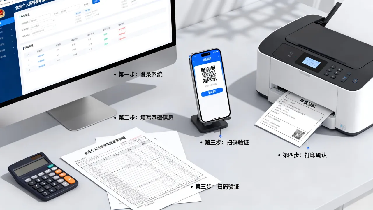 汇算清缴如何申报,企业个人所得税年度汇算清缴申报流程步骤详解