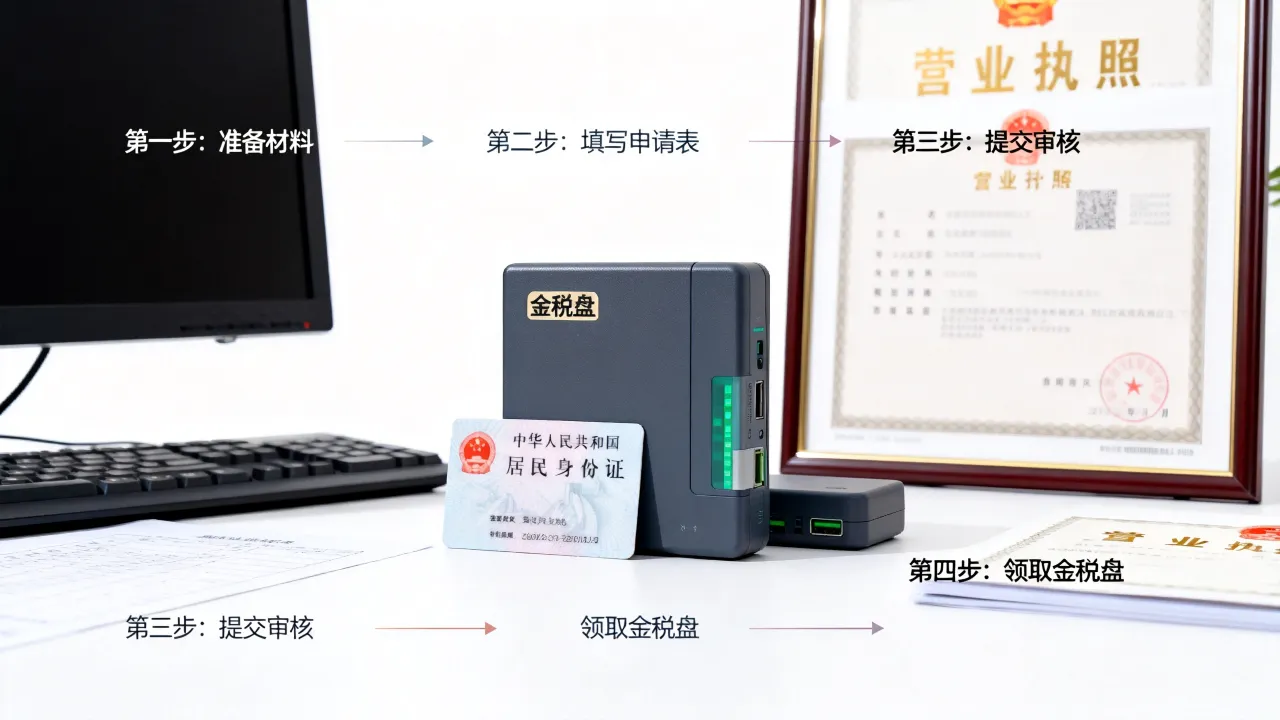 金税盘如何办理,金税盘办理流程是什么?-图1 金税盘如何办理,金税盘办理流程是什么?-图1