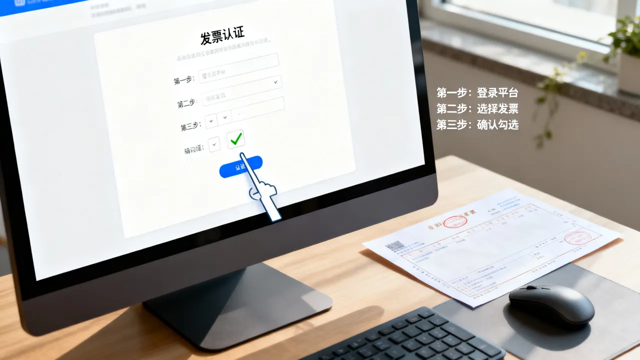 如何勾选认证发票，发票勾选认证怎么操作？-图3