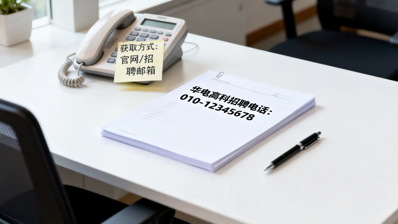 华电高科招聘电话是多少?如何获取?-图1 华电高科招聘电话是多少?如何获取?-图1