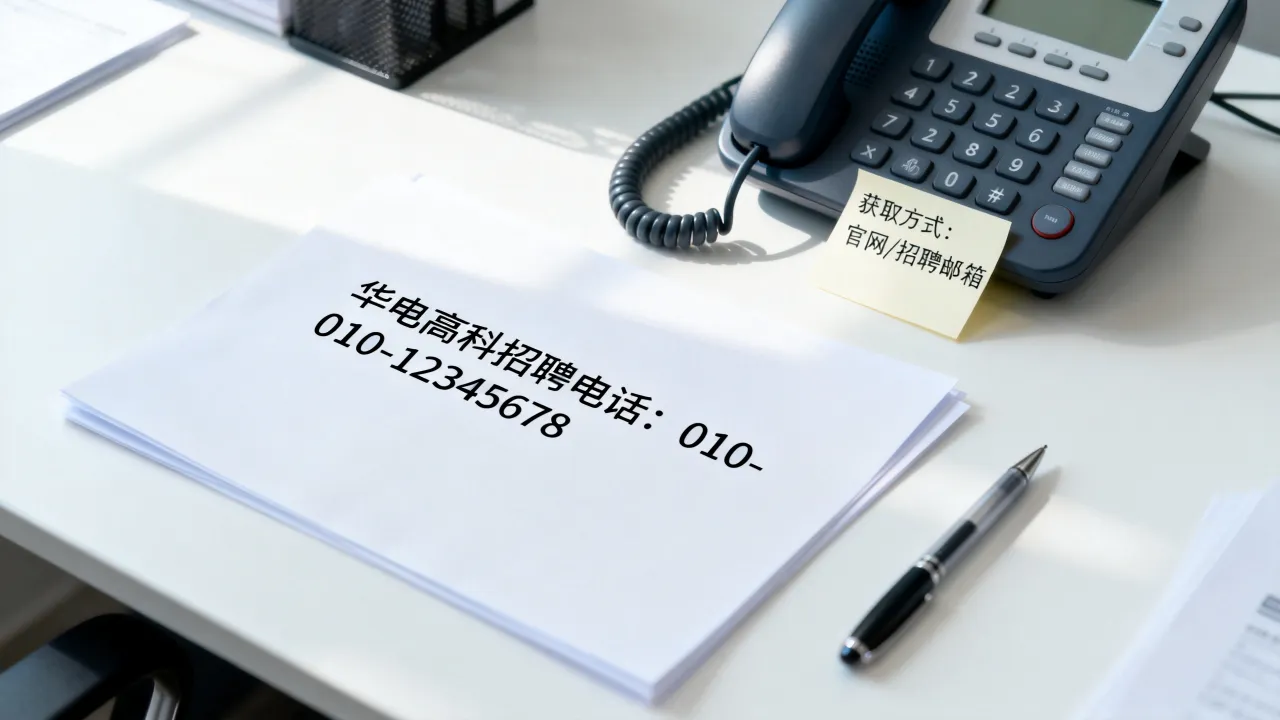 华电高科招聘电话是多少?如何获取?-图2 华电高科招聘电话是多少?如何获取?-图2
