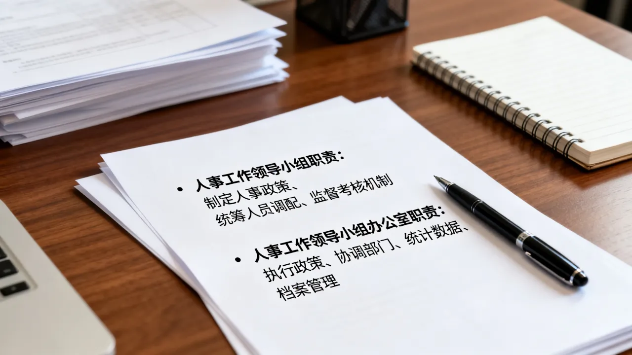 人事工作领导小组职责是什么,人事工作领导小组办公室职责有哪些