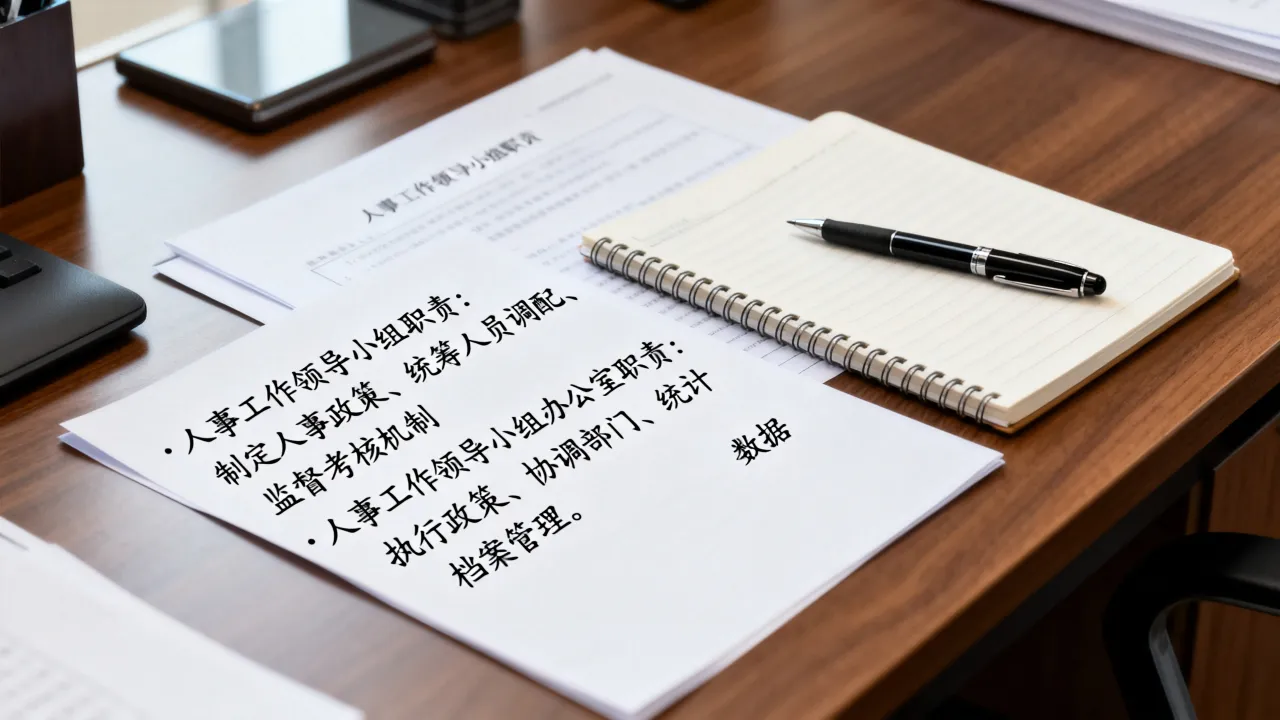 人事工作领导小组职责是什么，人事工作领导小组办公室职责有哪些-图2