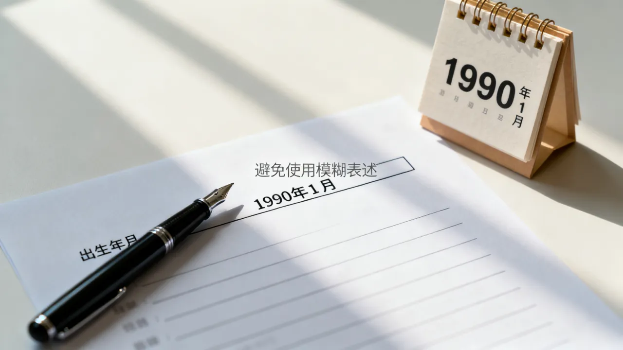 简历出生年月怎么写,标准格式和注意事项有哪些?-图3 简历出生年月怎么写,标准格式和注意事项有哪些?-图3