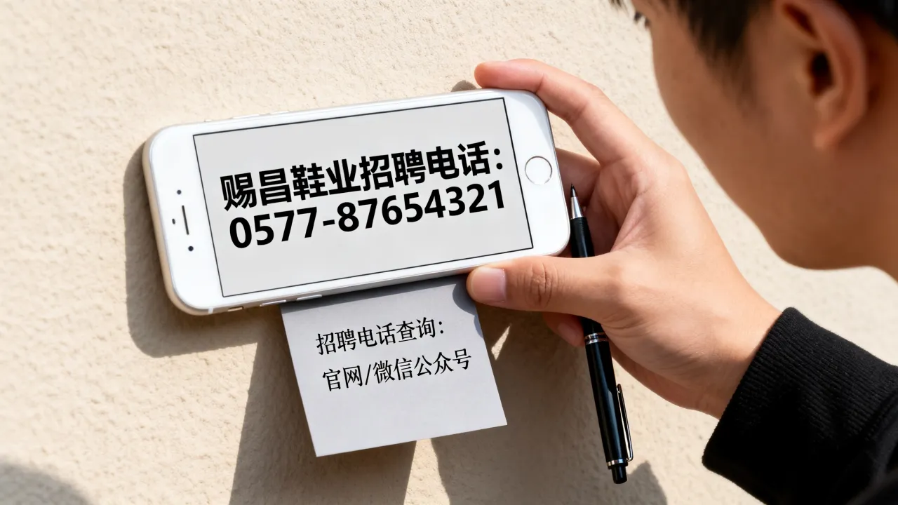 赐昌鞋业招聘电话是多少，招聘电话号码怎么查询？-图1