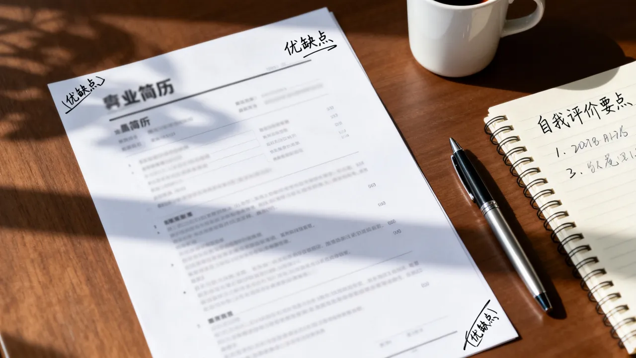简历上的优缺点怎么写?优化简历自我评价的要点有哪些-图1 简历上的优缺点怎么写?优化简历自我评价的要点有哪些-图1