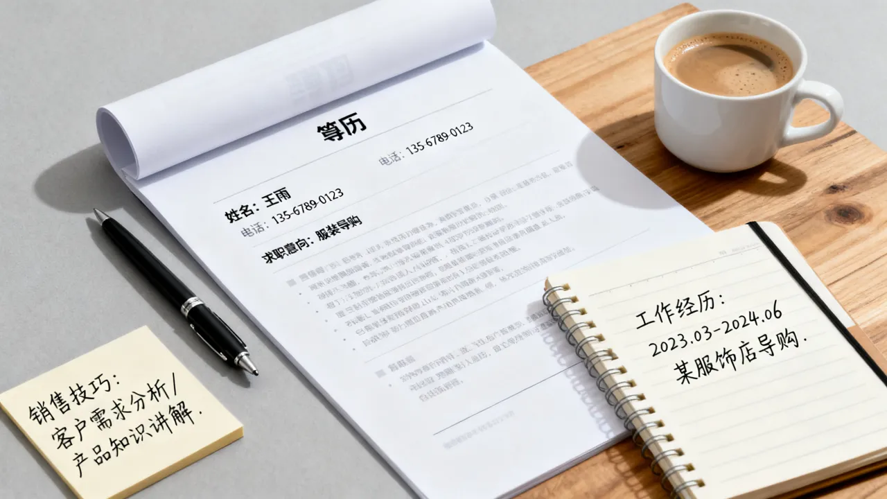 导购的个人简历怎么写？新手导购简历模板与技巧，抓住HR眼球-图1
