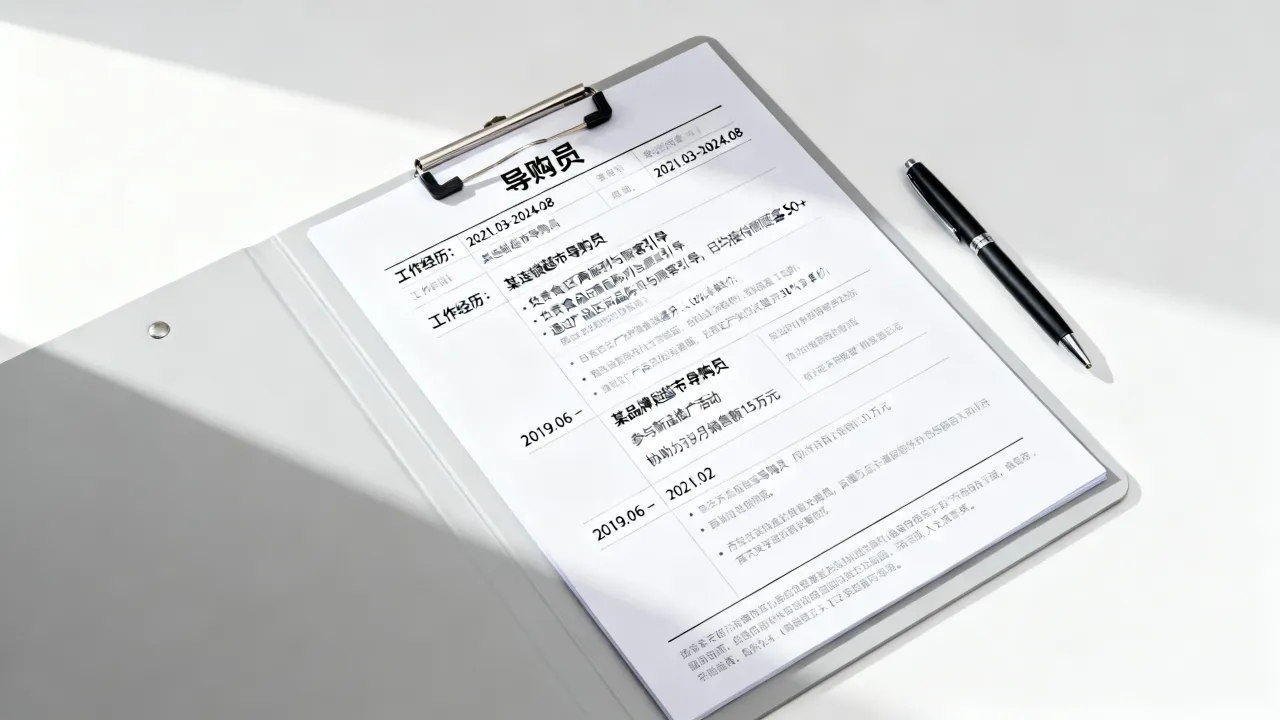 导购员的简历怎么写,导购员简历中的工作经历怎么写?-图3 导购员的简历怎么写,导购员简历中的工作经历怎么写?-图3