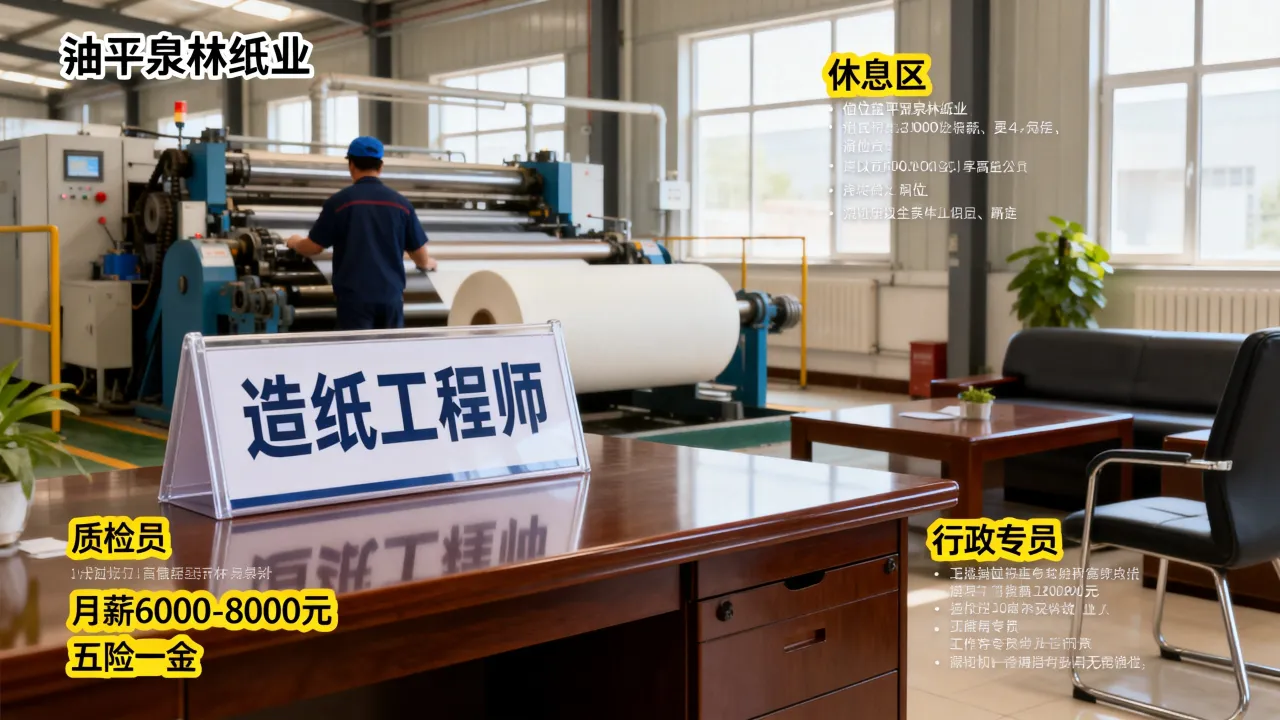 茌平泉林纸业招聘哪些岗位,工资待遇怎么样?-图1 茌平泉林纸业招聘哪些岗位,工资待遇怎么样?-图1