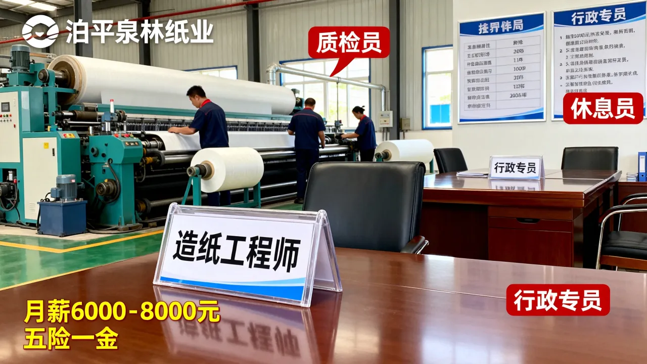 茌平泉林纸业招聘哪些岗位,工资待遇怎么样?-图2 茌平泉林纸业招聘哪些岗位,工资待遇怎么样?-图2