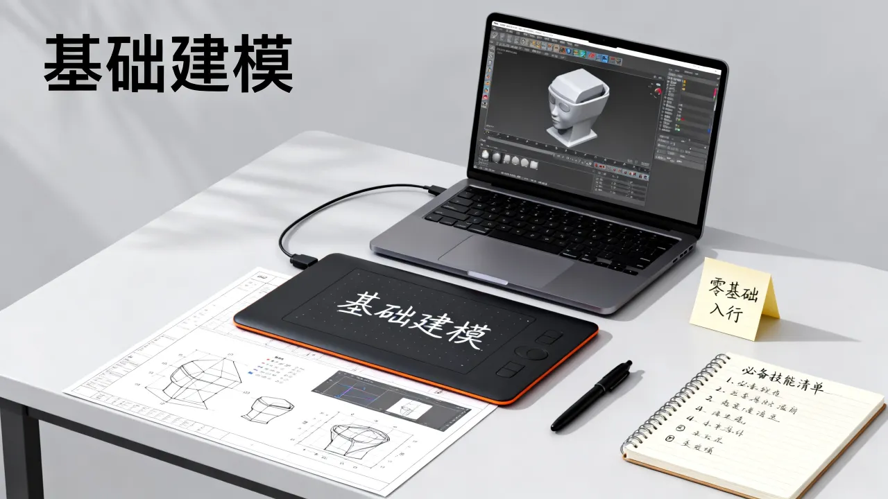 3D建模简历怎么写?零基础入行必备技能清单-图2 3D建模简历怎么写?零基础入行必备技能清单-图2