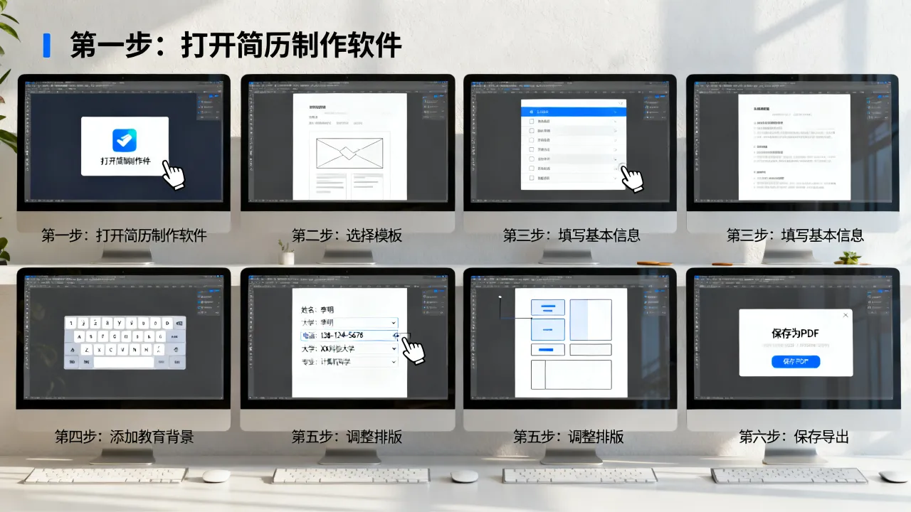电脑怎么弄个人简历，在电脑上制作个人简历的步骤是什么？