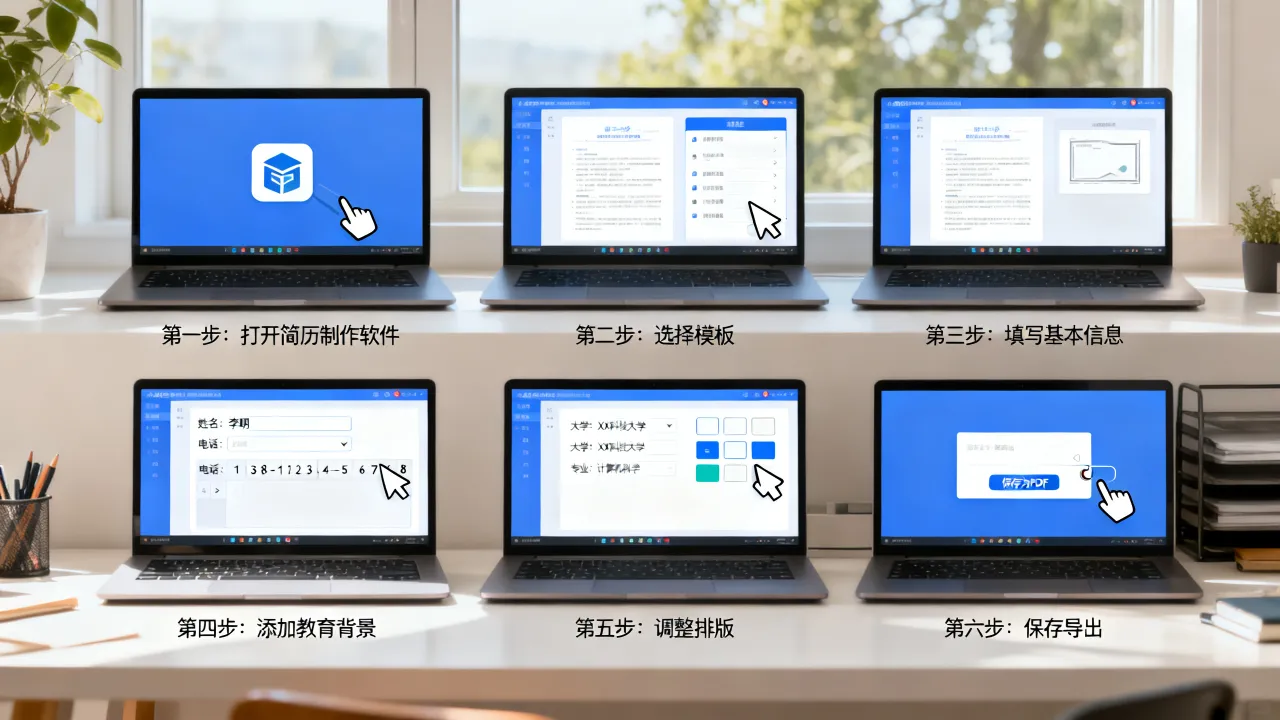 电脑怎么弄个人简历,在电脑上制作个人简历的步骤是什么?-图2 电脑怎么弄个人简历,在电脑上制作个人简历的步骤是什么?-图2