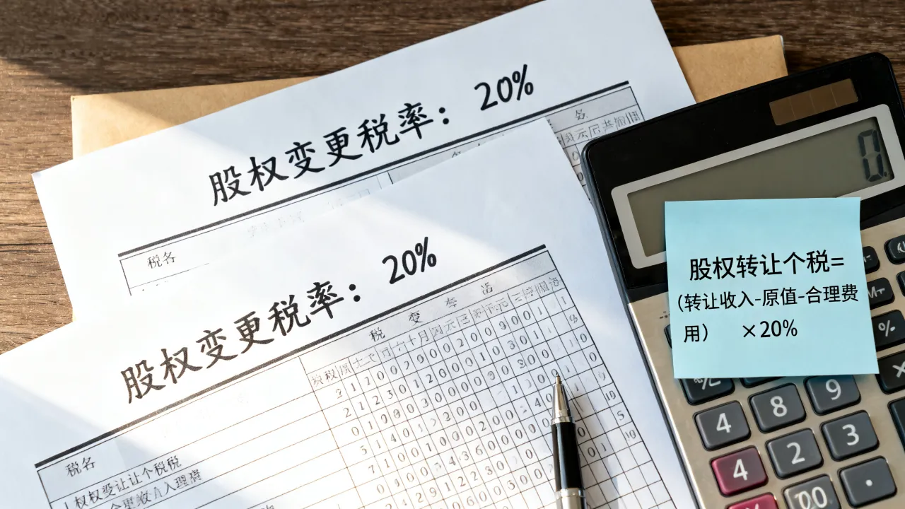 股权变更如何交税？股权转让个人所得税怎么算-图2