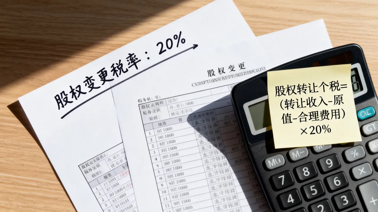 股权变更如何交税？股权转让个人所得税怎么算-图3