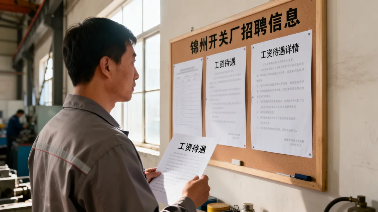 锦州开关厂招聘信息在哪看，工资待遇怎么样