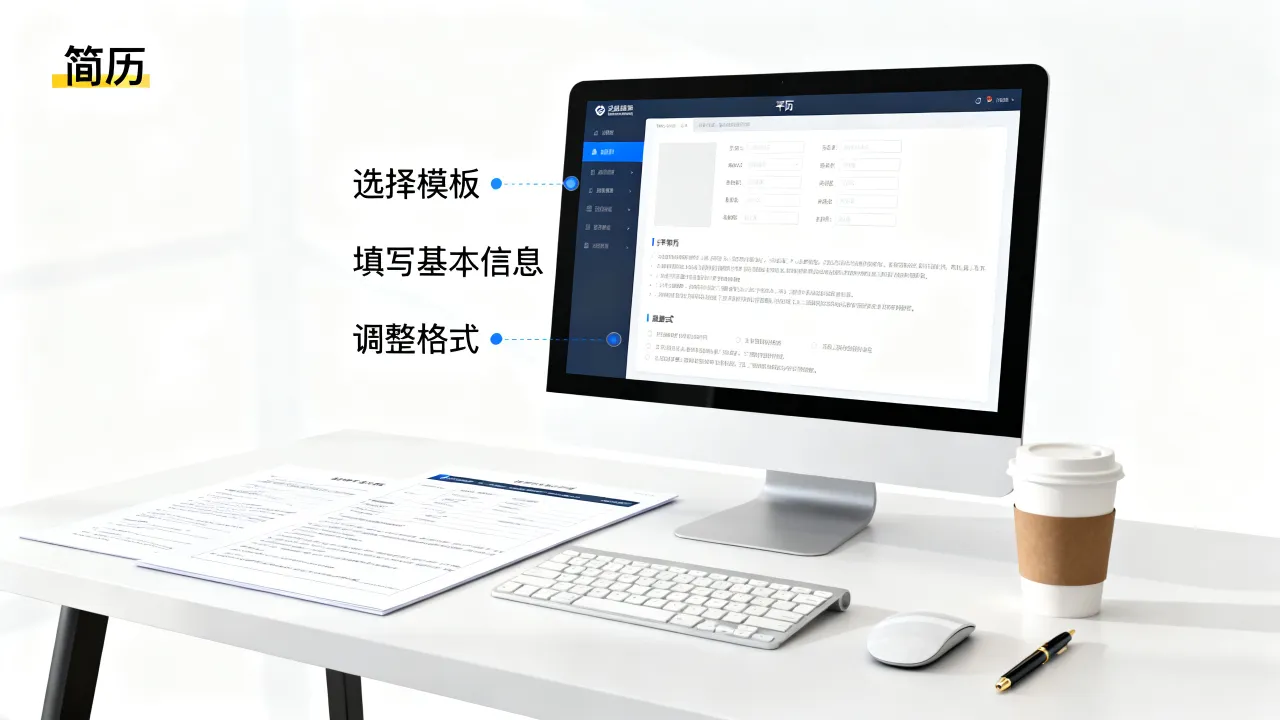 电脑上怎么做工作简历，如何在电脑上快速制作一份专业简历？