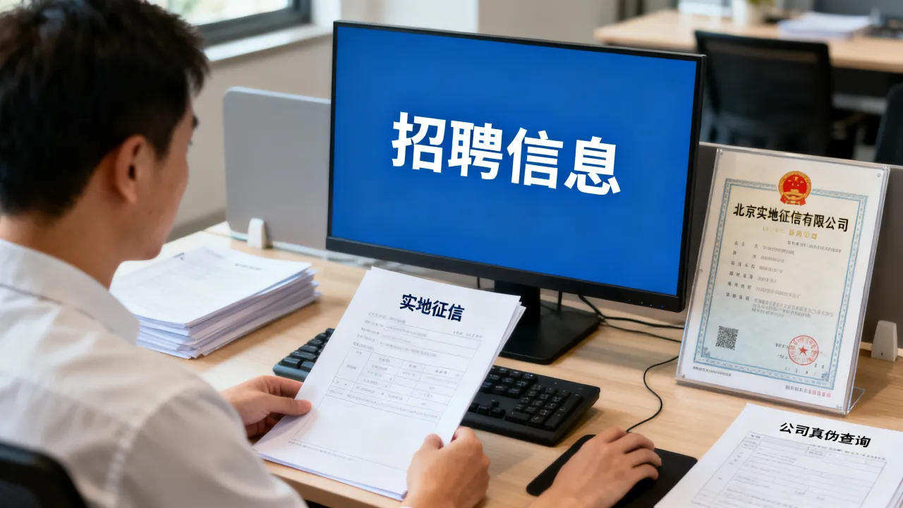 北京实地征信招聘靠谱吗，怎么查公司真伪