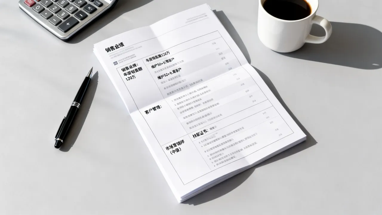 一份销售简历怎么写,销售简历的工作经验怎么写?