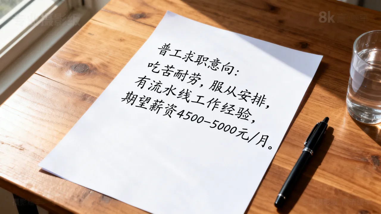 普工求职意向怎么写,有哪些写作技巧和注意事项?