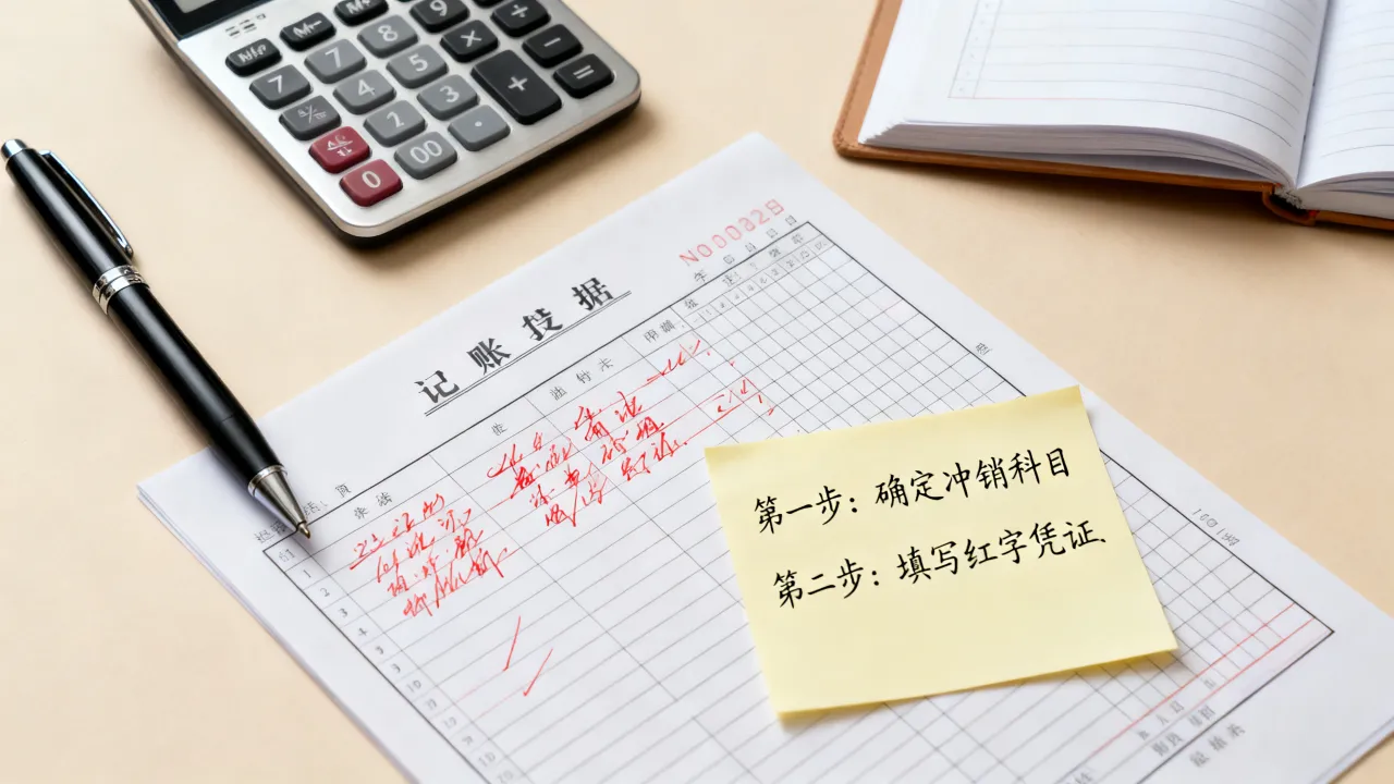 如何做红字凭证?红字凭证冲销会计分录怎么做