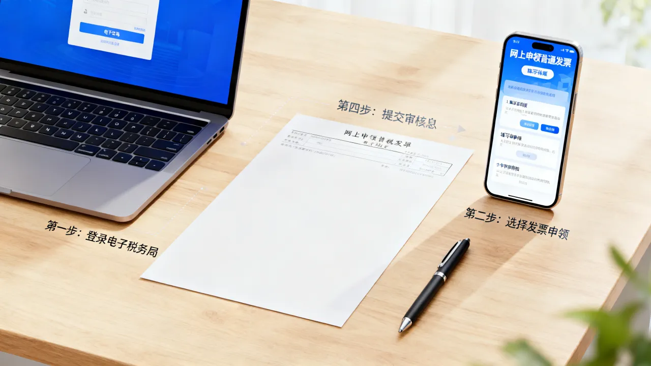 如何购买普通发票？网上申领流程有哪些？