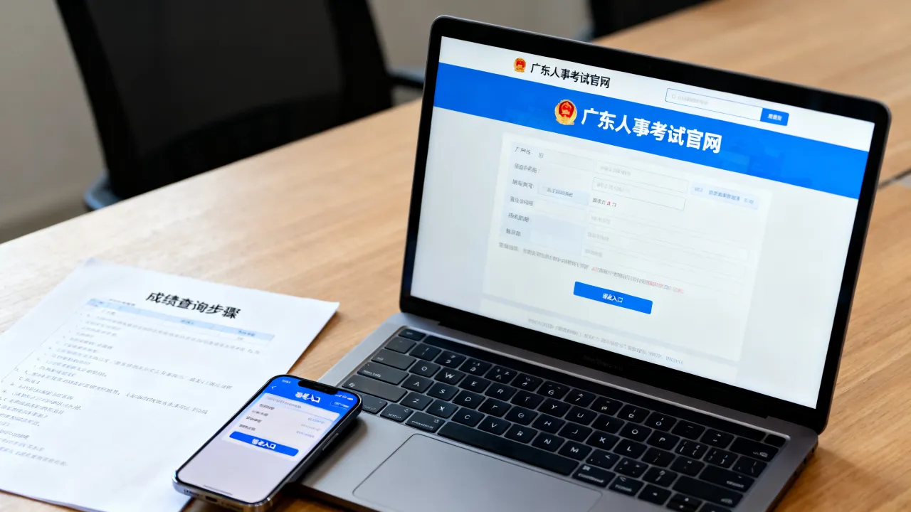 广东人事考试官网是什么？怎么查成绩和报名入口？-图2