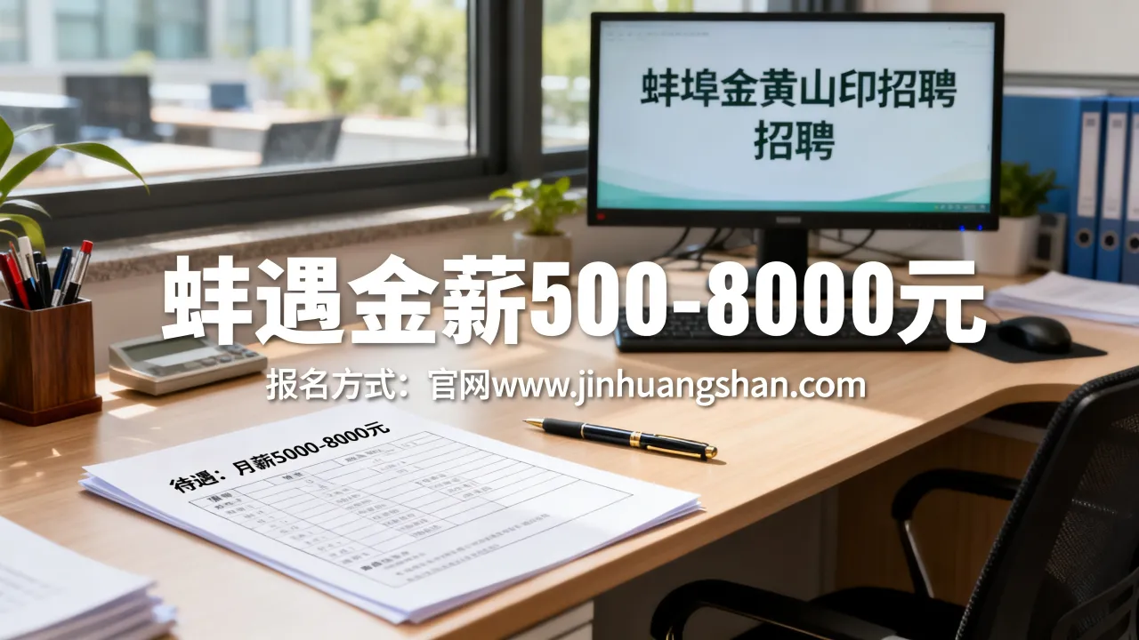 蚌埠金黄山印招聘待遇怎么样，怎么报名？