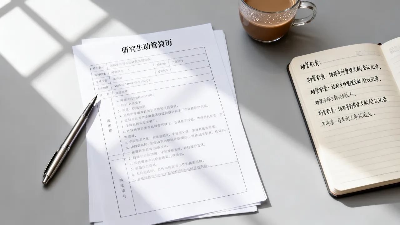 研究生助管简历怎么写,有哪些技巧