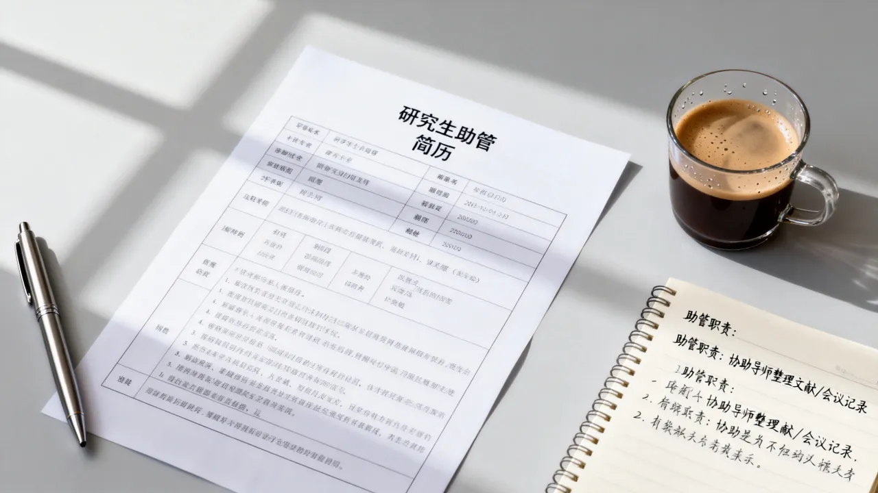 研究生助管简历怎么写,有哪些技巧-图3 研究生助管简历怎么写,有哪些技巧-图3