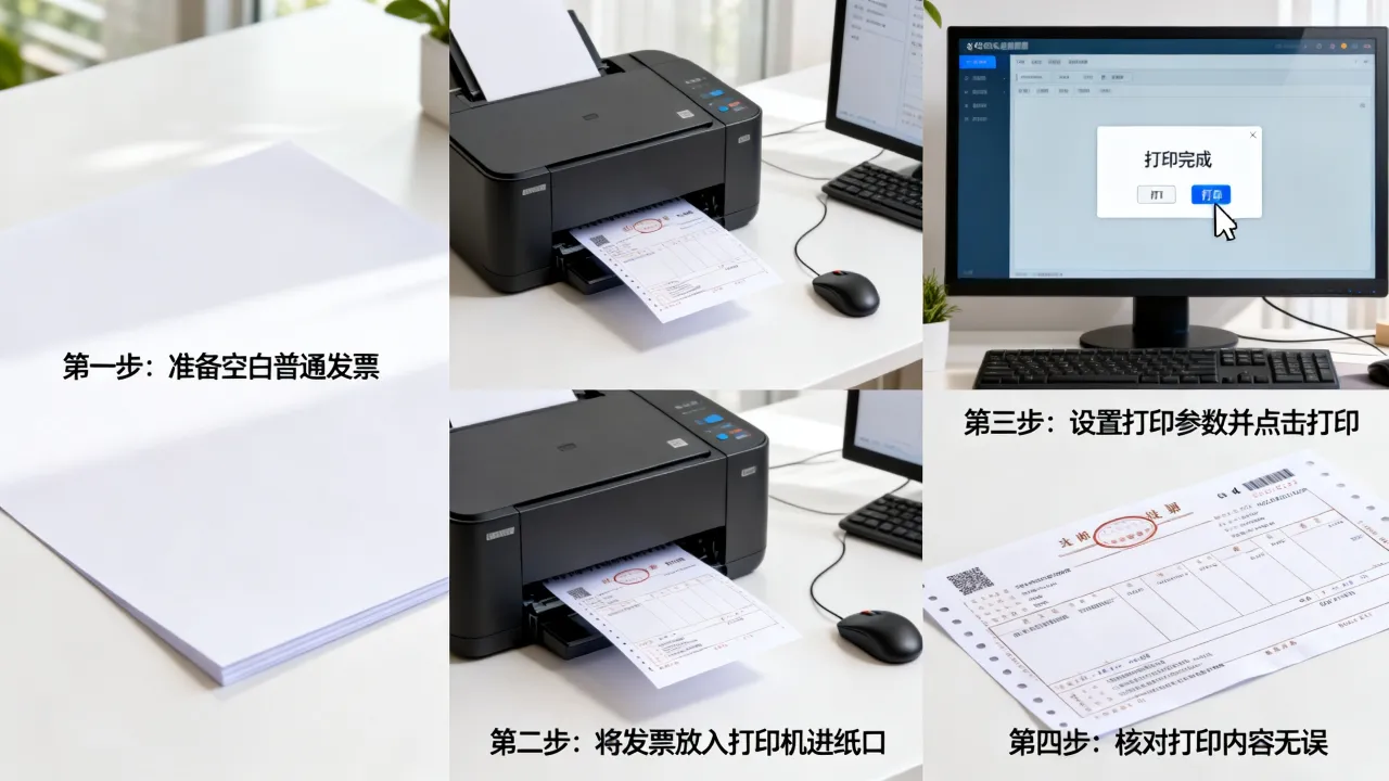 如何打印普通发票,普通发票打印流程及步骤是什么?