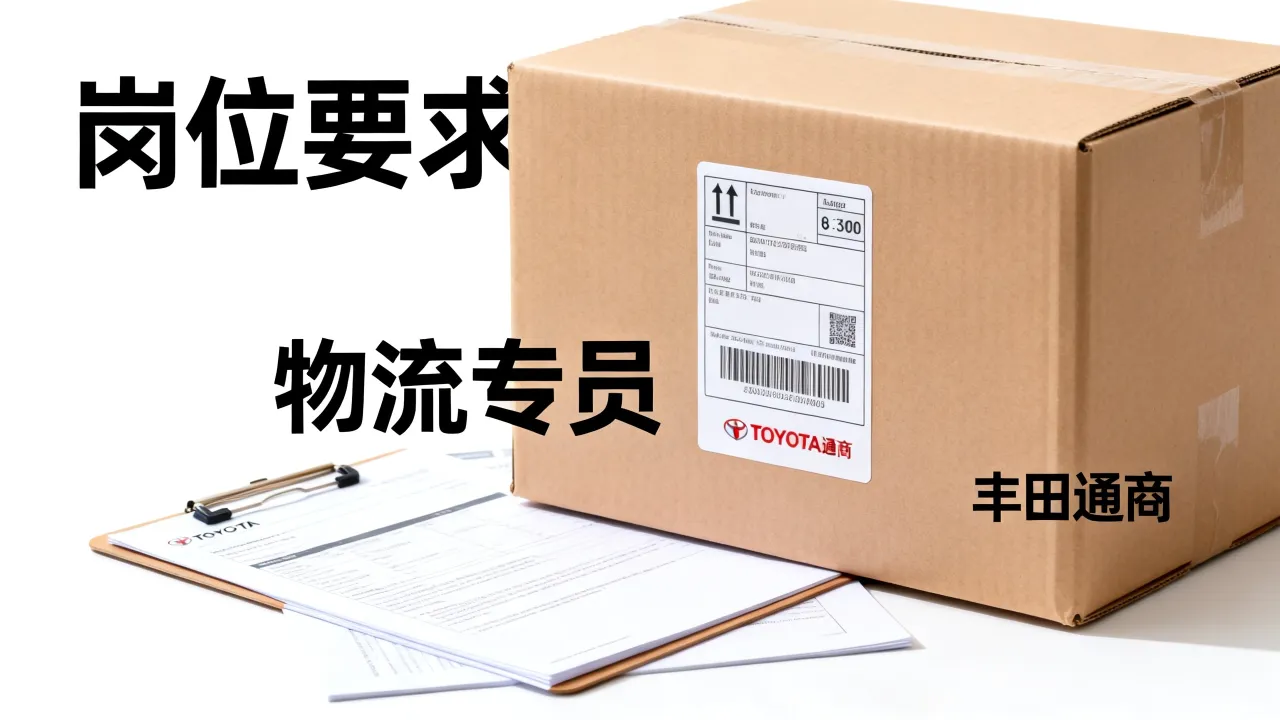 丰田通商物流招聘信息，岗位要求有哪些？