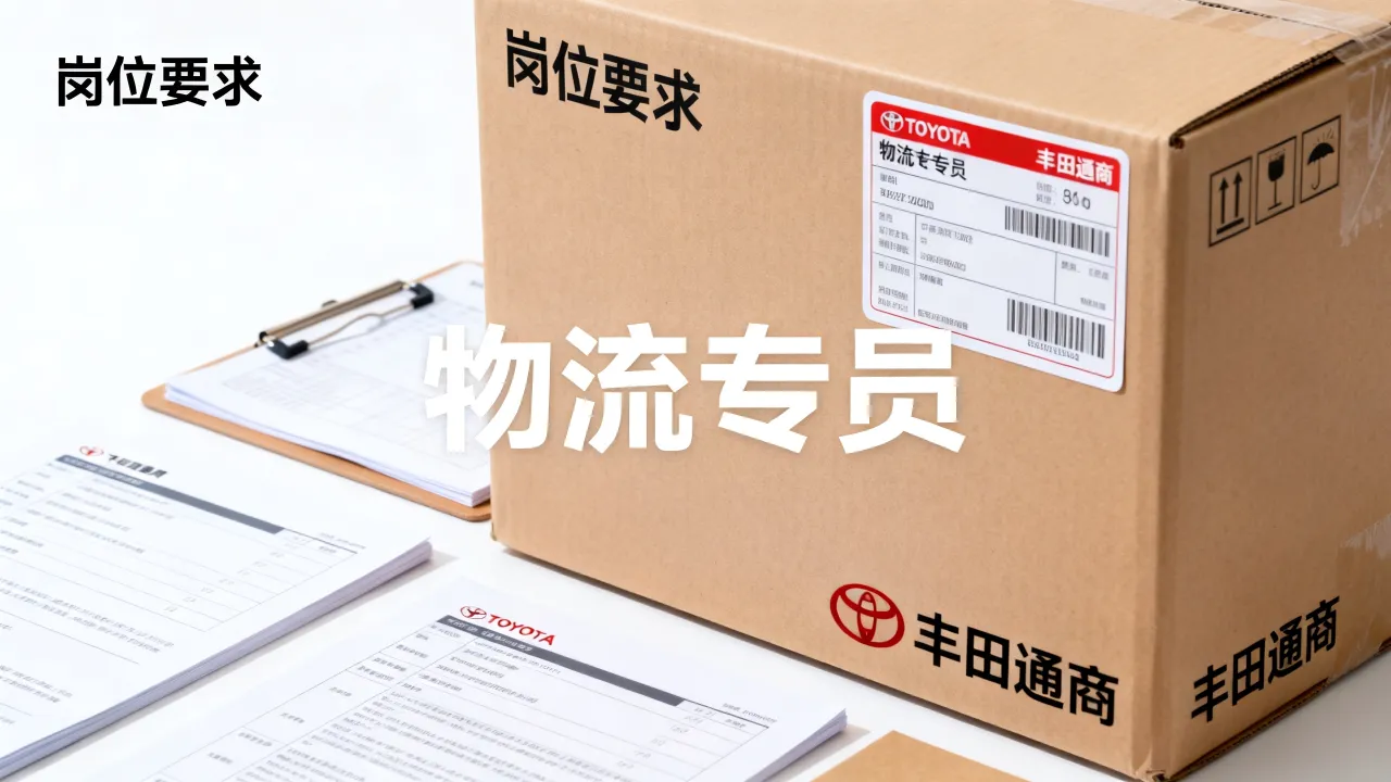 丰田通商物流招聘信息，岗位要求有哪些？-图3