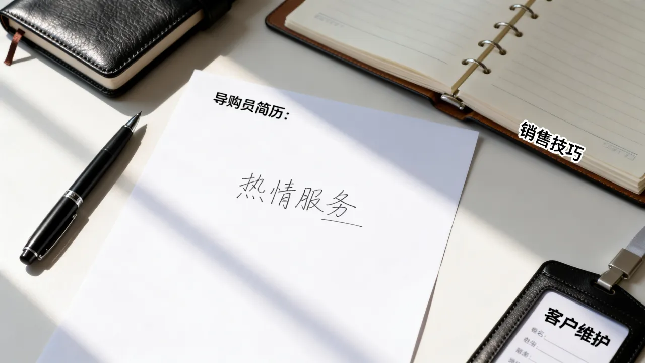 个人简历导购员怎么写,导购员简历的自我评价怎么写-图3
