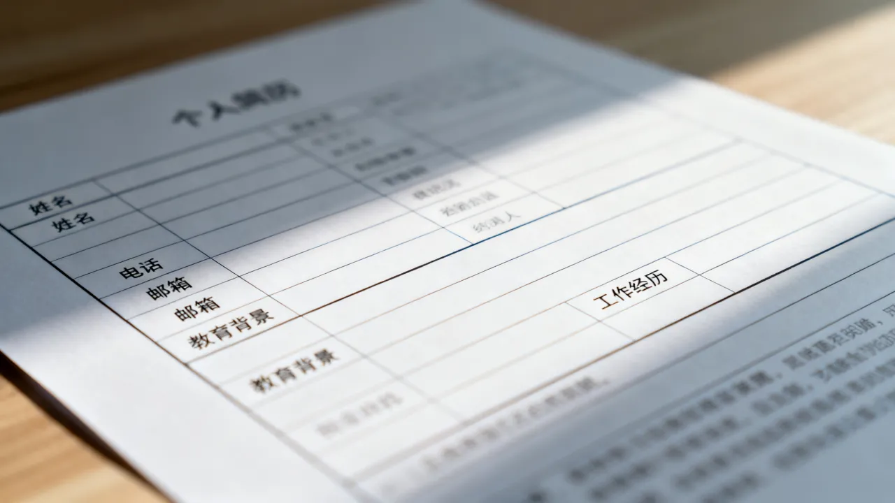 个人简历表格版怎么写,个人简历表格制作模板怎么填?-图3 个人简历表格版怎么写,个人简历表格制作模板怎么填?-图3