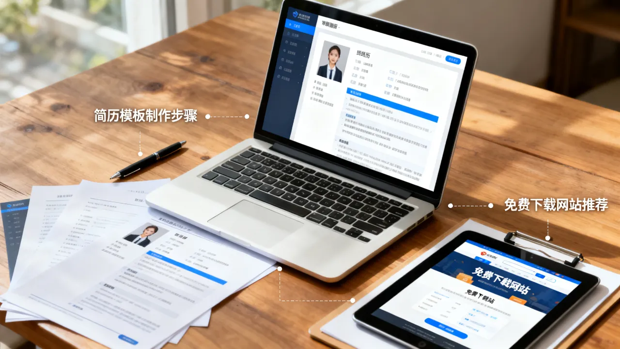 怎么做电子版简历模板?有哪些免费下载网站推荐?