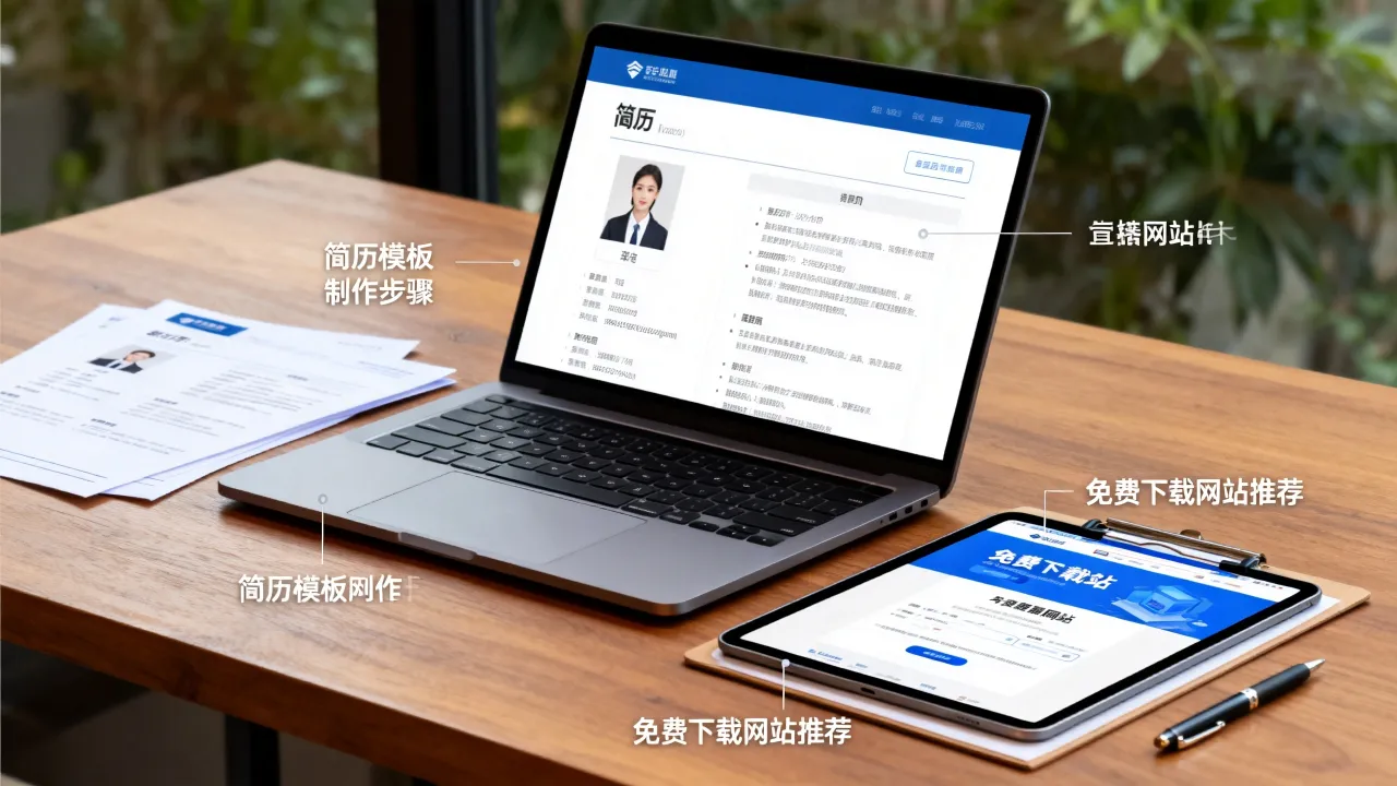怎么做电子版简历模板？有哪些免费下载网站推荐？-图3