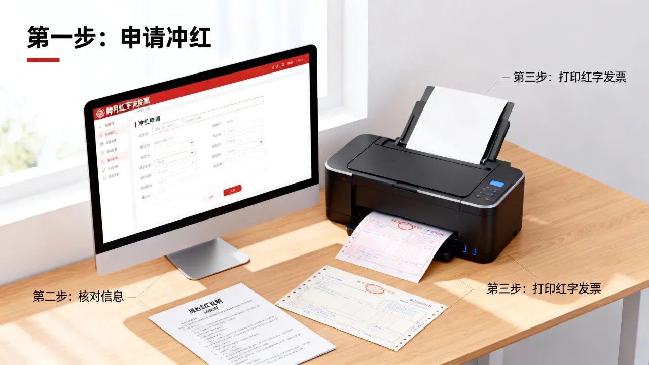隔月发票如何冲红?跨月红字发票操作步骤详解-图2 隔月发票如何冲红?跨月红字发票操作步骤详解-图2