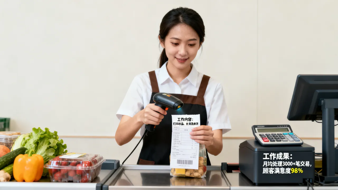 收银员个人简历怎么写?收银员简历工作经历如何写?-图2 收银员个人简历怎么写?收银员简历工作经历如何写?-图2