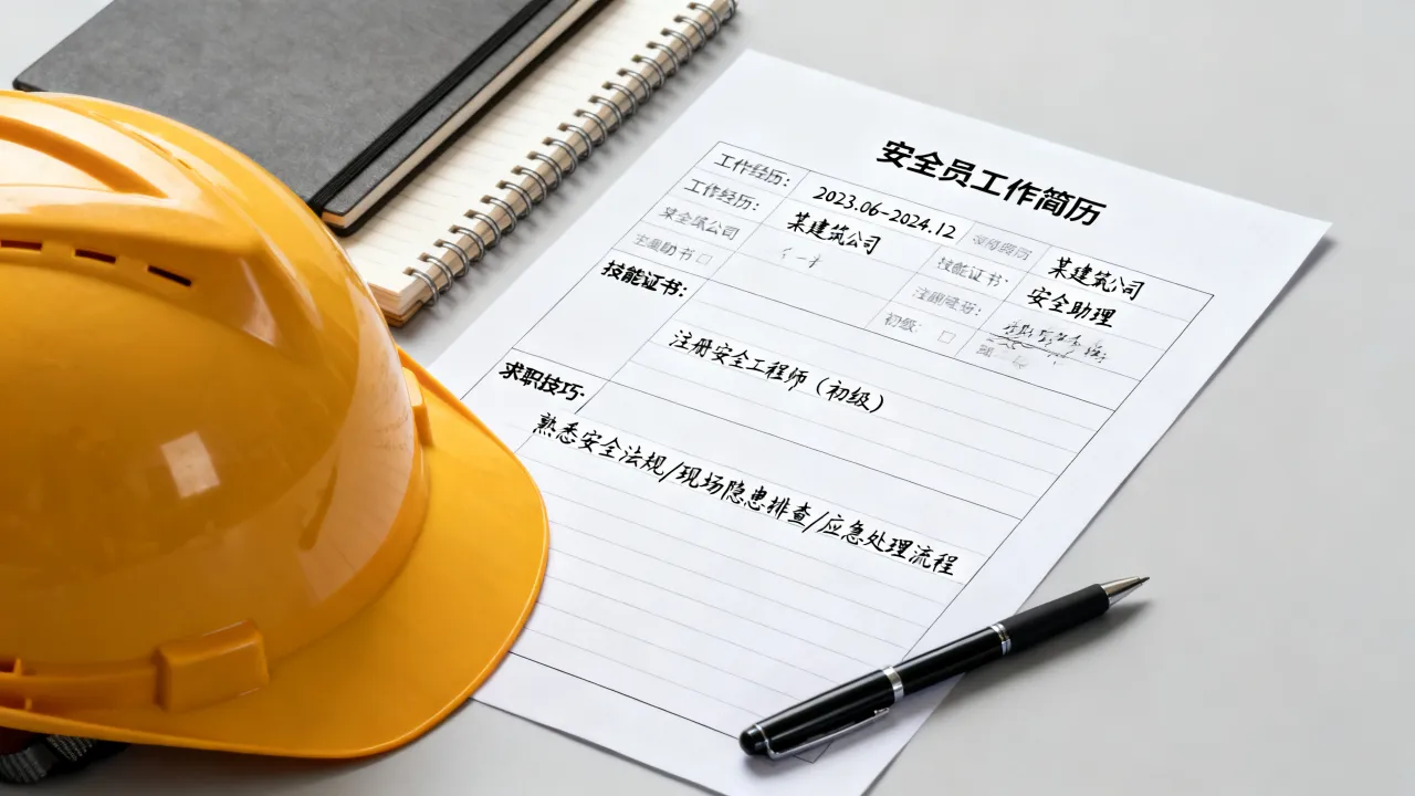 安全员工作简历怎么写,新手求职有哪些技巧?-图3 安全员工作简历怎么写,新手求职有哪些技巧?-图3