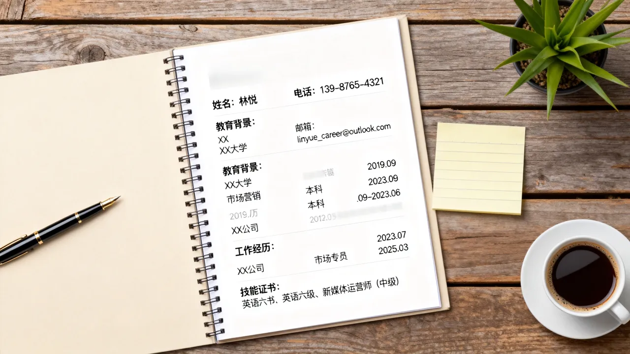 无表格的简历怎么做啊,没有表格的简历怎么写更吸引人?-图1 无表格的简历怎么做啊,没有表格的简历怎么写更吸引人?-图1