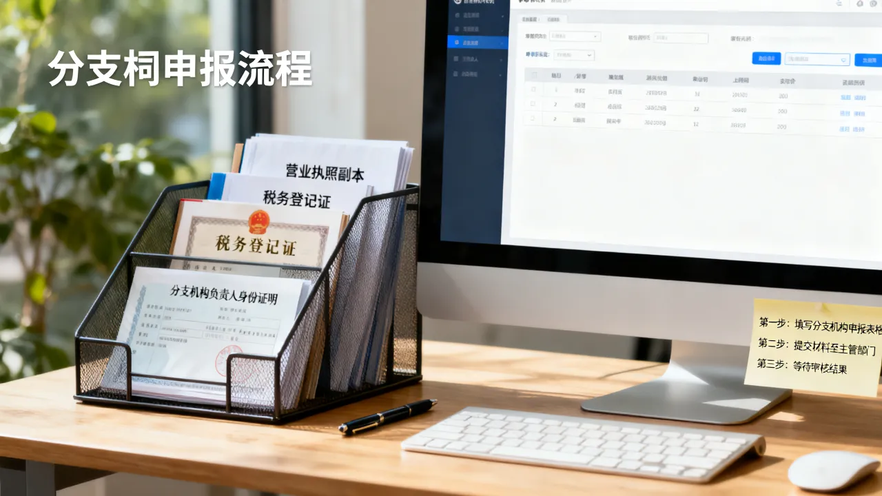 分支机构如何申报，具体办理流程和需要提交的材料有哪些？-图1