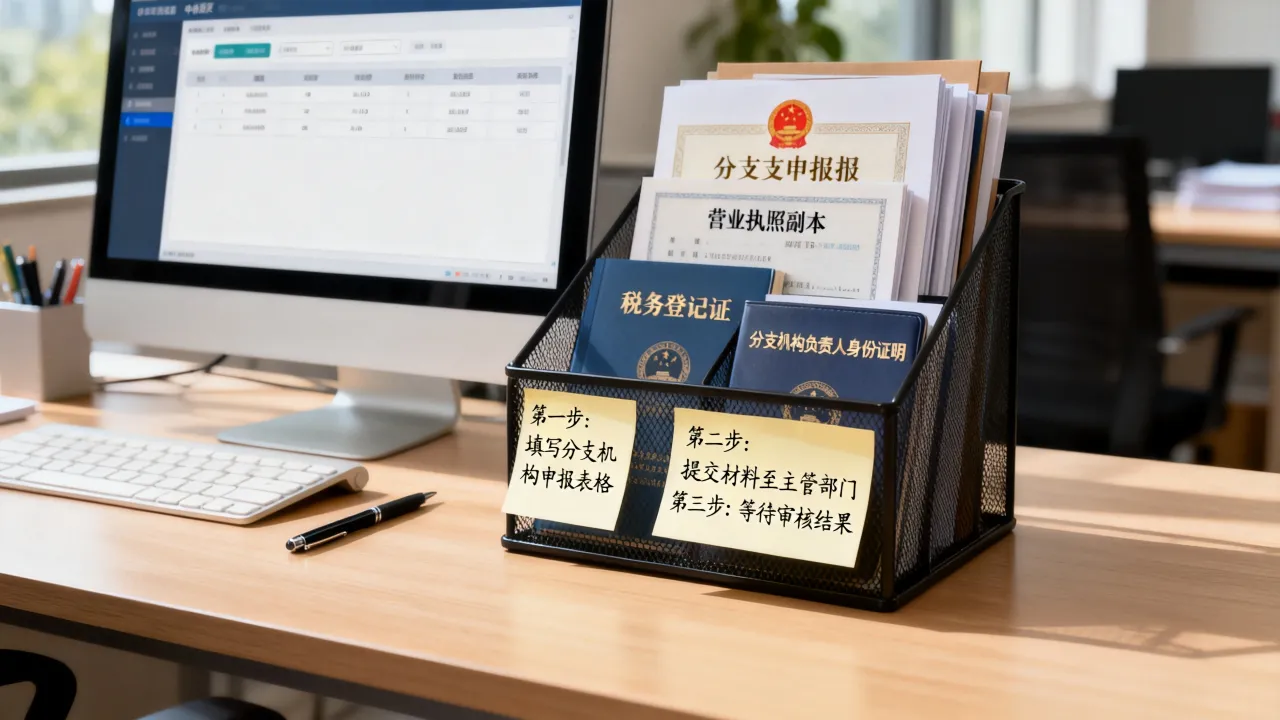 分支机构如何申报，具体办理流程和需要提交的材料有哪些？-图3